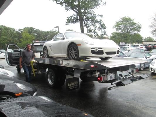 Dave with Ultimate Towing at Porsche Exchange Highland Park, IL