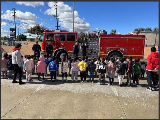 Visit from Fire Department