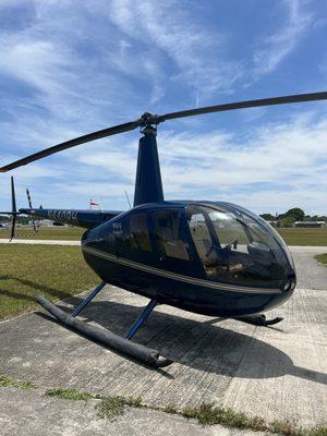 R44II Helicopter at voyager Aviation