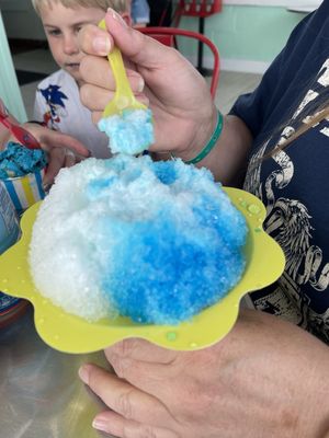 Blue coconut mix