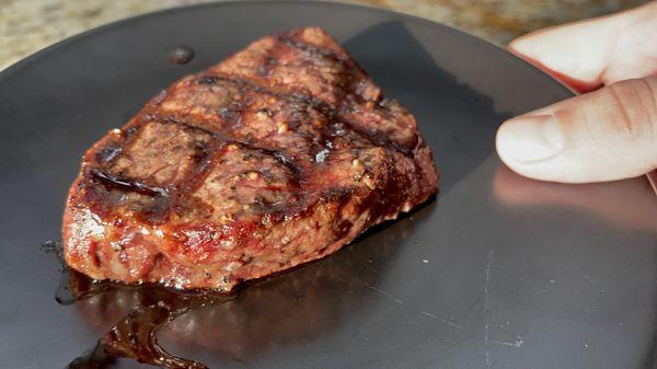 Finished product of our Japanese Wagyu Filet