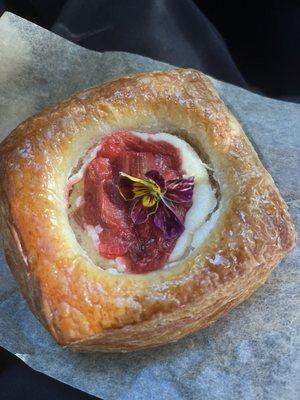 Strawberry Rhubarb Danish