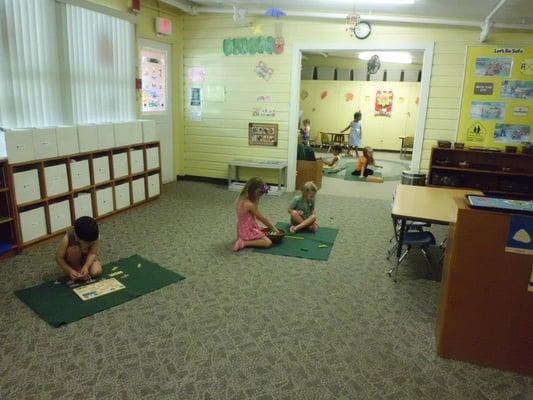 Montessori Preschool classroom