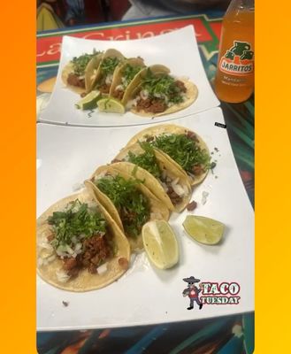 4 Chorizo Tacos