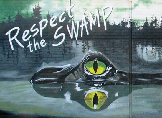 Outside mural for Captain Shreve High School boys locker room en route to the practice field, motivational tool and development.