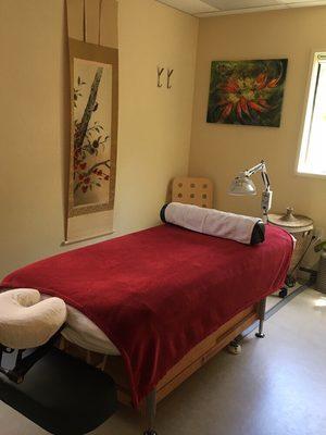 Living Tree Acupuncture treatment area, 2017