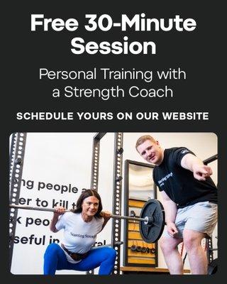 Book a FREE 30-Minute Session and check us out!