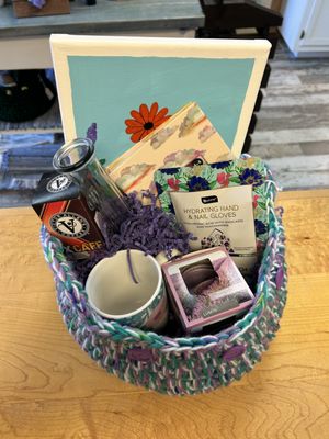 Mothers Day gift baskets available!