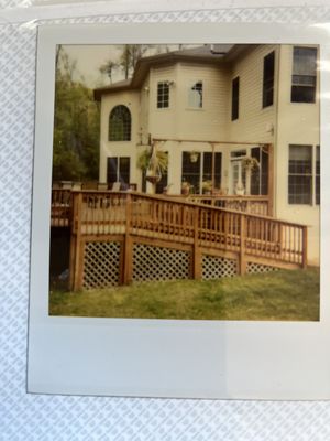 Deck that was done Wayback, and the beginning of 2000 and Potomac