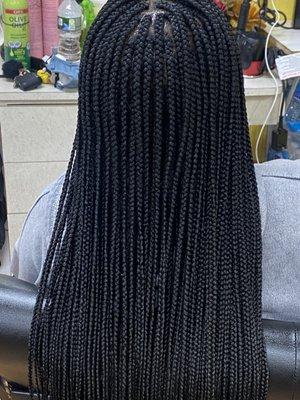 Medium box braids