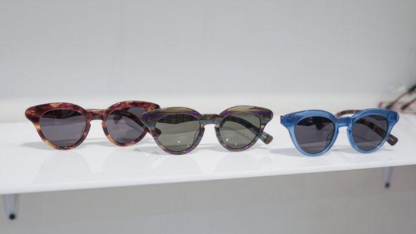 Cat eye prescription and non prescription Sunglasses with structured keyhole bridge . Fulfill your color fetish with style.