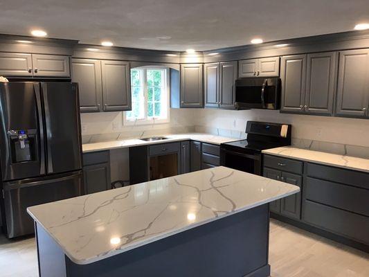 Woburn Ma. KraftMaid cabinets installation by Ed Malloy