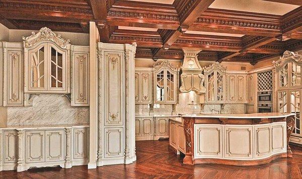 Beautiful Victorian kitchen done by custom stone by Frank with the cabinets done by miterbox