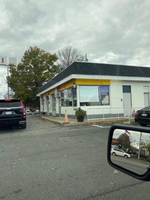 shell gas station.