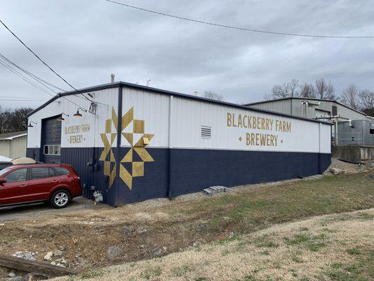 Exterior of tap room