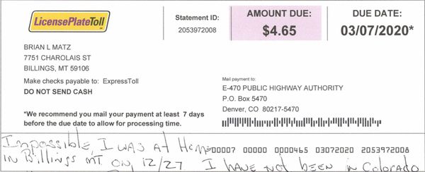 Toll Bill