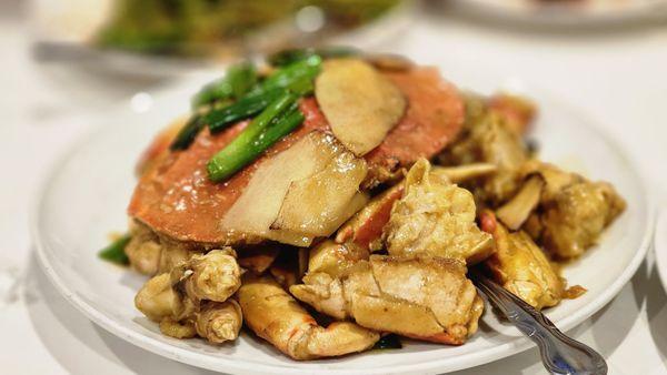 Ginger Scallion Dungeness Crab