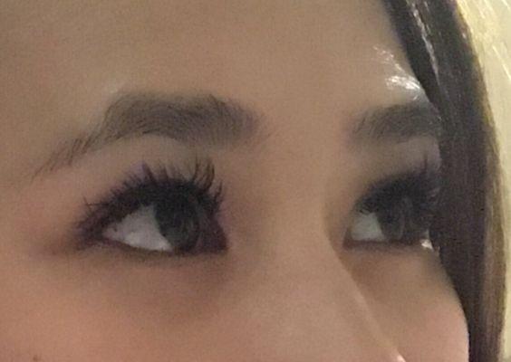 Can't help showing off my lashes... :-)