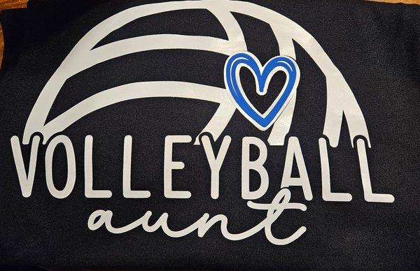 Volleyball Aunt T-Shirt