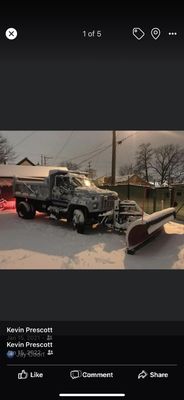 Snow plowing