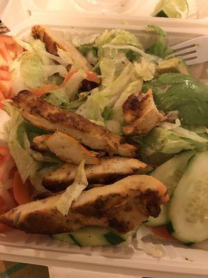 Chicken grilled salad