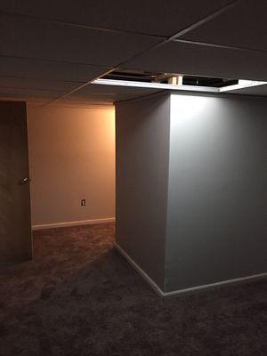 Basement renovation finish