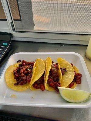 Alpastor street tacos