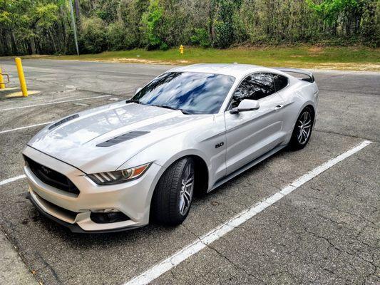 Great full tint and custom work on my 2016 Mustang GT!  Great service and HONEST!