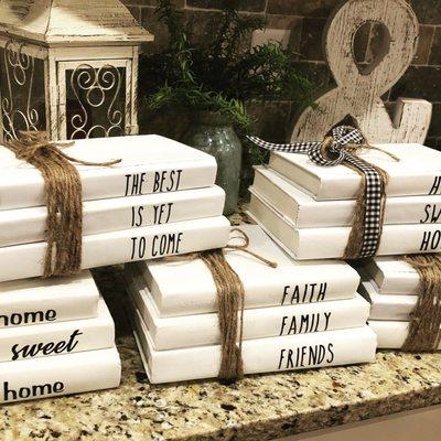 Customized book stacks