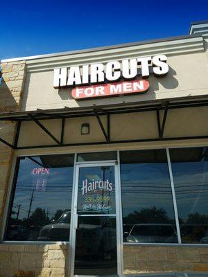 Haircuts for men (and women). These guys are great. Great prices too!