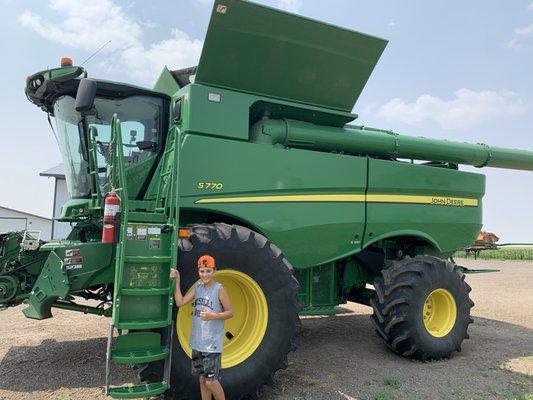 Have a chance to drive a Big John Deere Tractor!