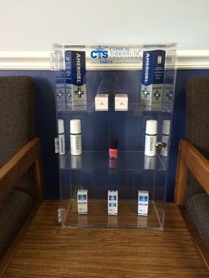 Many products that aid in your treatment are offered at our office.