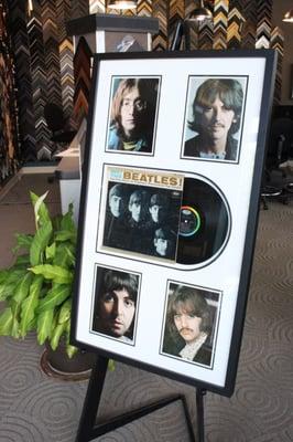 Beatles album framing