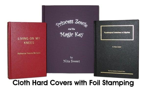 Cloth Hard Covers with Foil Stamping