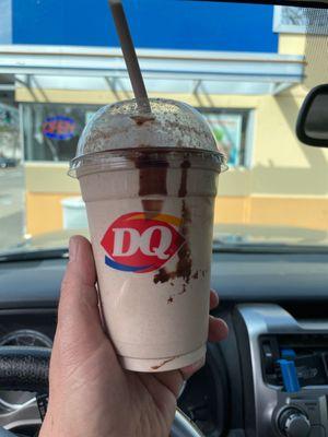 Choco hazelnut chip shake!