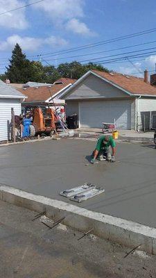 Garage slab