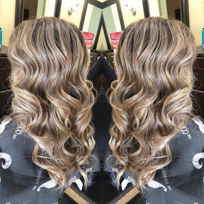 Hair by tiffany. Balayage blend! Ash blonde