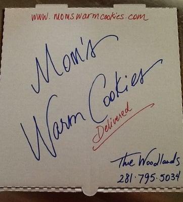 Mom's warm cookies! Cookie delivery in The Woodlands