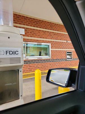 Drive through ATM, teller and night deposit receptacle.