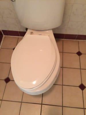 Wrong seat for the toilet