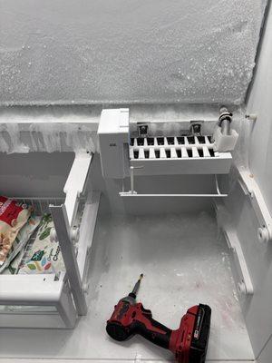 Sub-zero fridge icing up