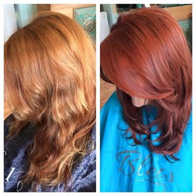 Fiery red head done by Marc!