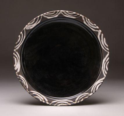 15" porcelain platter by Margo Brown