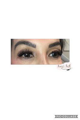 Volume lash extensions