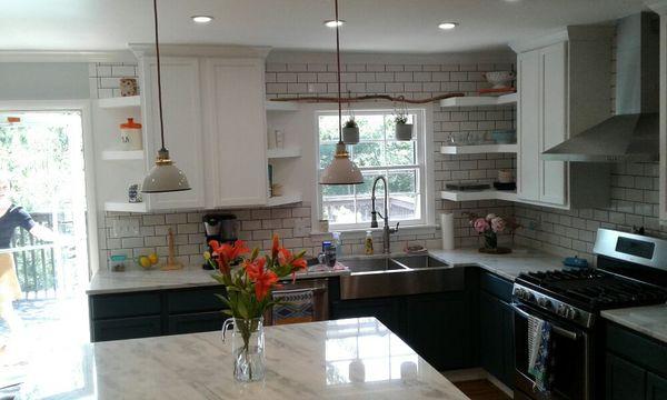 New kitchen that was remodeled and rewired