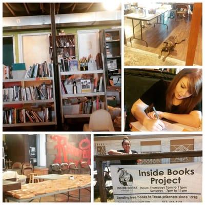 Inside Books holds a volunteer sessions every second Monday of the month from 10-2.