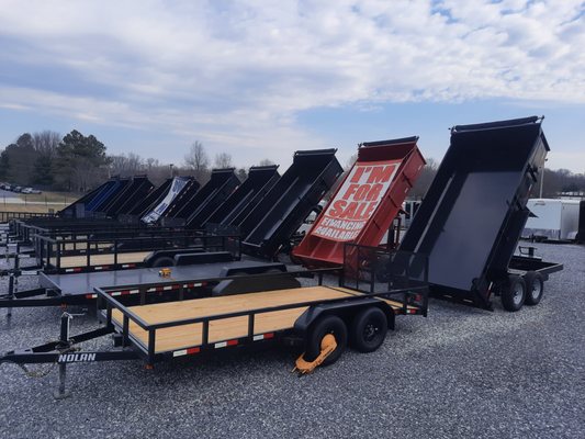 We have more than 50 quality trailers on our lot!