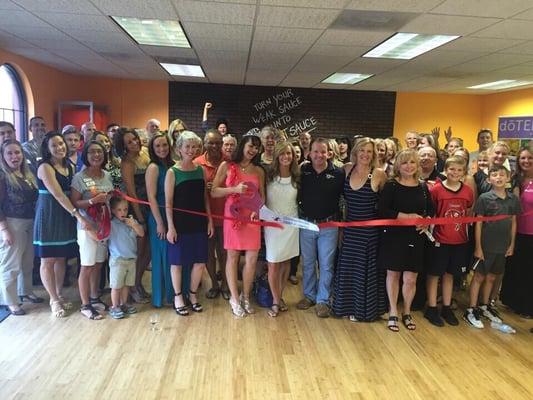 Ribbon cutting at our new location! Expanded to give you more health and fitness options!