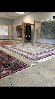 Our Area Rug Cleaning Facility.