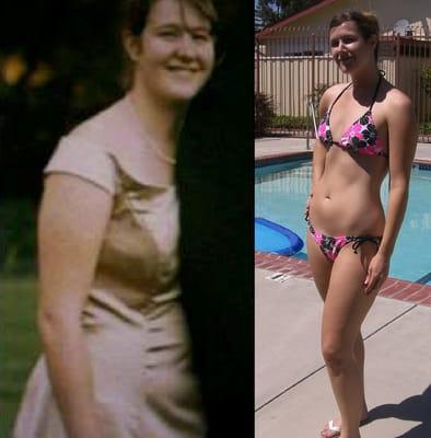 Before and After: 50 lbs